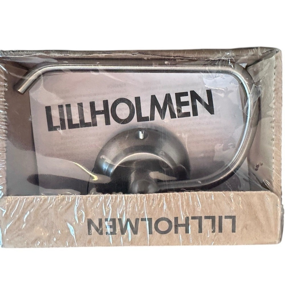 IKEA Lillholmen Toilet Paper Roll Holder Silver New Stainless Steel 300.741.79
